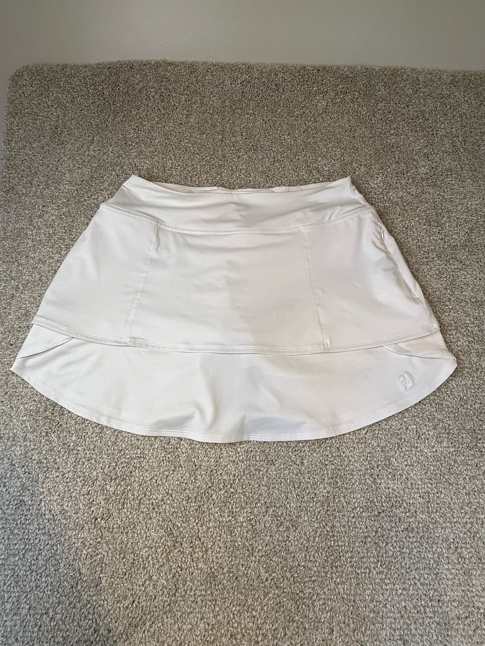 White Women’s FootJoy Athletic Skort - Lightweight Performance Skirt- Large